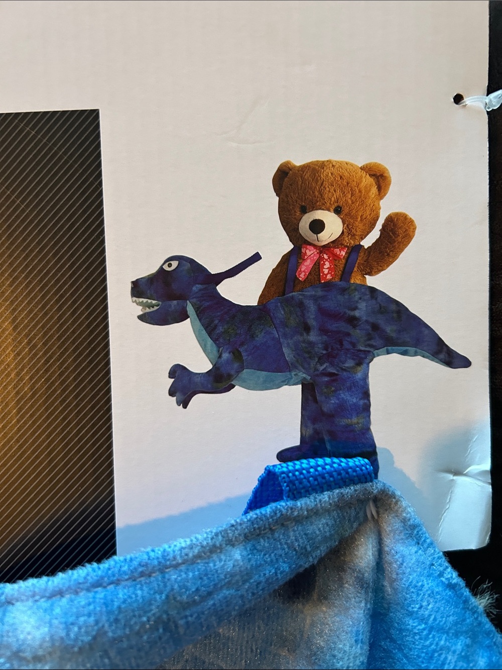 NWT 🆕 Blue Dinosaur Plush Halloween Costume size 3T-4T